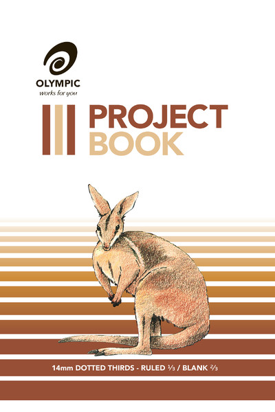 Olympic Project Book 524 - 14mm Dotted Thirds: 24 Pages (Pack of 10)