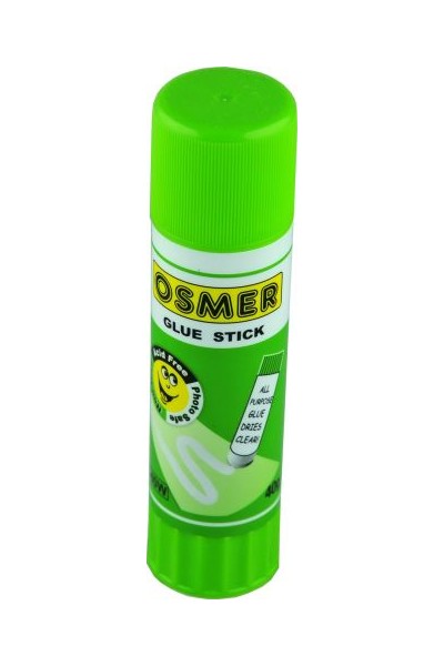 Osmer Glue Stick - White: 40g (Pack of 10)