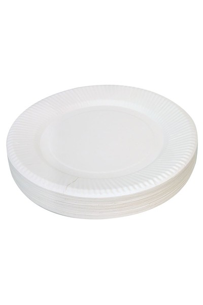 Paper Plate - White: 23cm (Pack of 50)