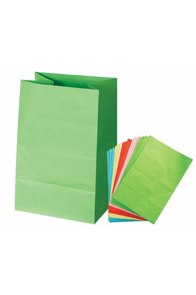 Paper Bag - Assorted Colours: Medium (Pack of 30)