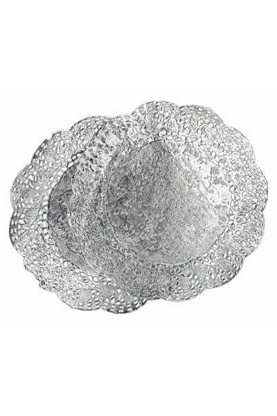 Metallic Doyleys - Silver: Pack of 50