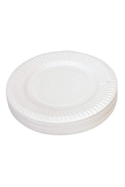Paper Plate - White: 18cm (Pack of 50)