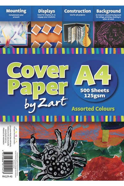 Cover Paper (125gsm) - Assorted: A4