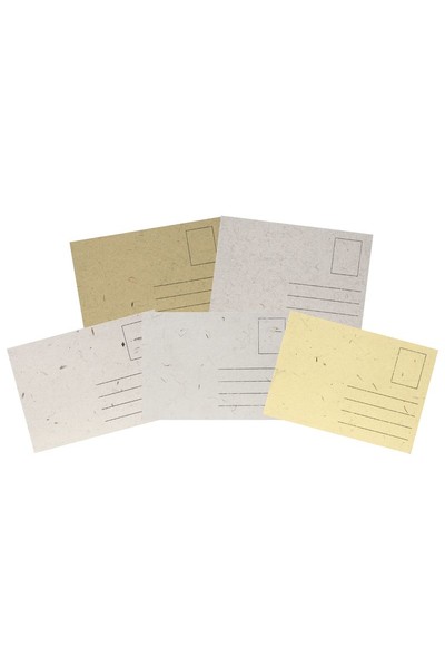 Handmade Paper Postcards - Pack of 10