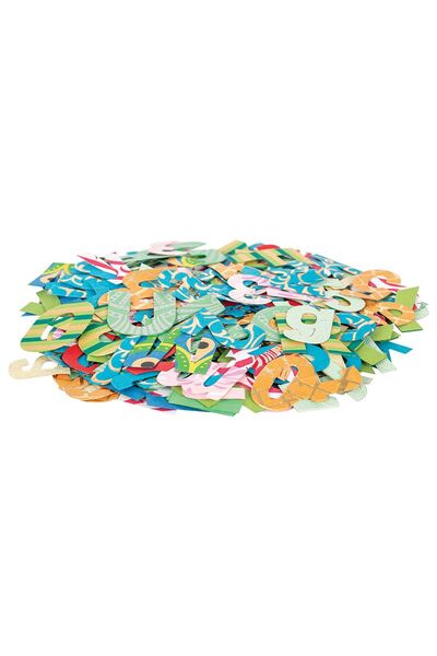 Handmade Paper Alphabets 'n' Numbers (100g)