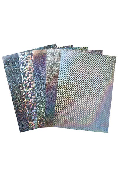 Metallic Defraction Paper (A4) - Silver (Pack of 10)