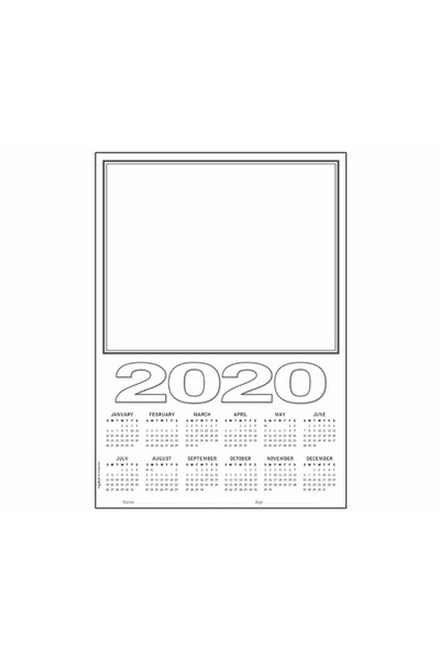 Calendar Blanks 2020 - Pack of 10