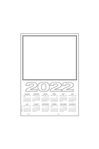 A3 Cardboard Calendar Blank 2022 - Pack Of 10 - The Creative School Supply Company Educational Resources And Supplies - Teacher Superstore