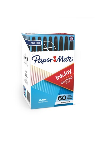 Papermate Pen Inkjoy - 50ST 1.0mm: Medium Black (Box of 60)