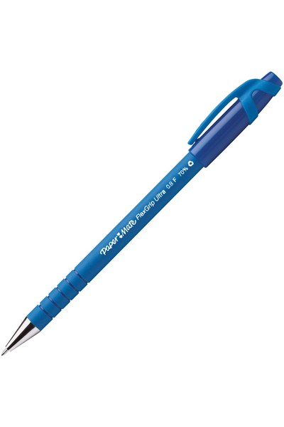 Papermate Pen Ballpoint - Flexgrip Ultra: Fine Blue (Box of 12)