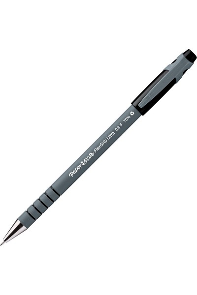 Papermate Pen Ballpoint - Flexgrip Ultra: Fine Black (Box of 12)