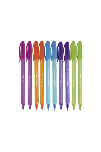 Papermate Inkjoy Pen - 100 (1.00mm): Fashion Colours - Pack of 10 (Box of 12)