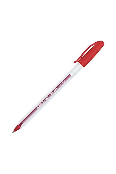 Papermate Inkjoy Pen - 100 (1.00mm): Medium Red (Box of 50)
