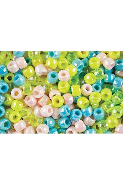 Pony Beads Pearl Colours - Pack of 1000