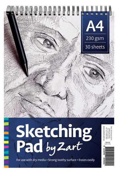 Zart - Sketching Pad Spiral A4 (230gsm)