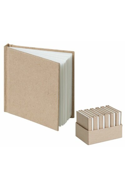 Kraft - Mini Notebooks (Pack of 12)