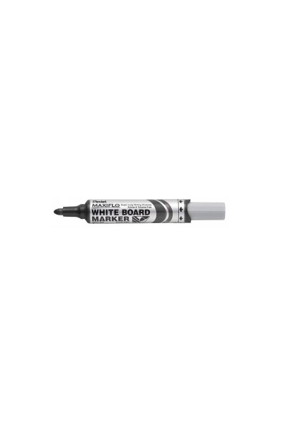 Pentel Whiteboard Marker - Maxiflo MWL5-A: Bullet Black (Box of 12)