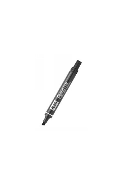 Pentel Marker - N60: Permanent Chisel Point Black (Box of 12)