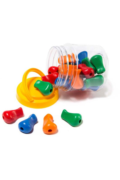 Ergonomic Pencil Grips - Jar of 24