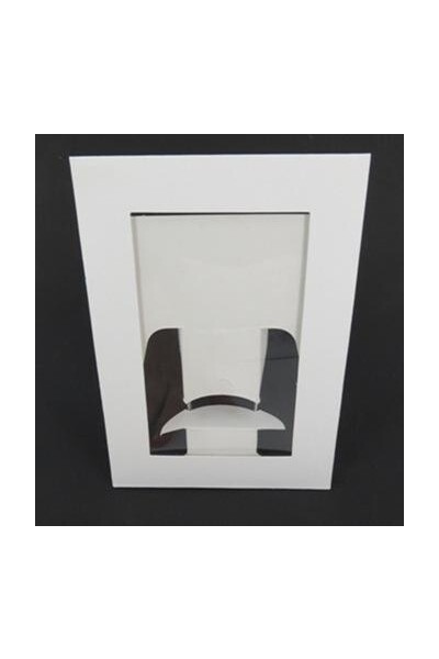 Paper Frames w/Window - White (Pack of 10)