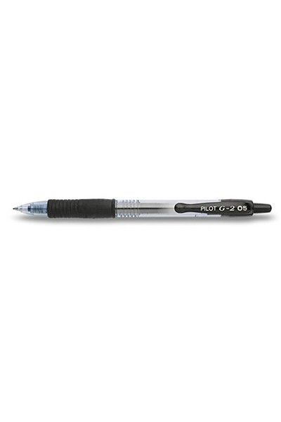 Pilot Pen - Ballpoint Bl-G2-5 Retractable XF: Black (Box of 12)