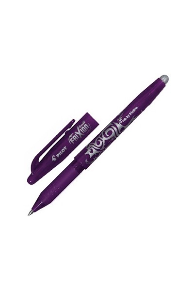 Pilot Pen Rollerball - Frixionball Bl-FR7: Violet with Eraser (Box of 12)