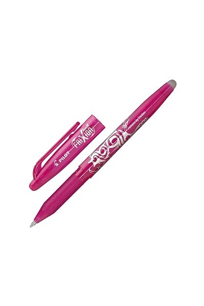 Pilot Pen Rollerball - Frixionball Bl-FR7: Pink with Eraser (Box of 12)