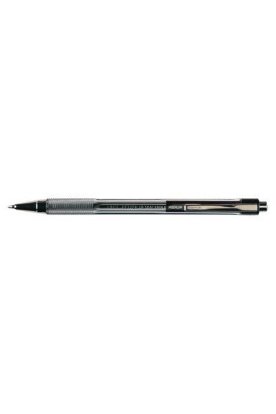 Pilot Pen - Ballpoint BP145 Retractable: Medium Black (Box of 12)