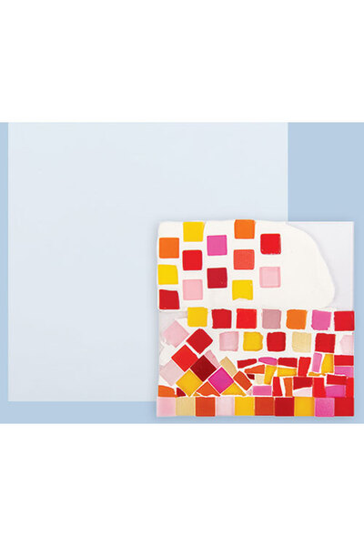 Acrylic Base 10 x 10cm Clear - Pack of 5