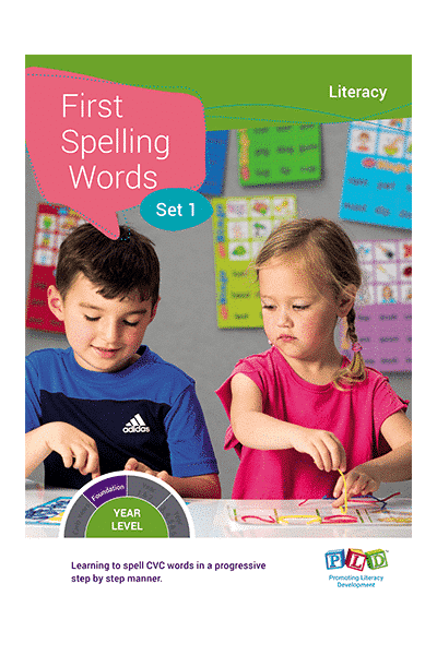 First Spelling Words - Set 1