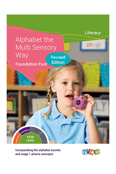 Alphabet the Multi Sensory Way - Foundation Font