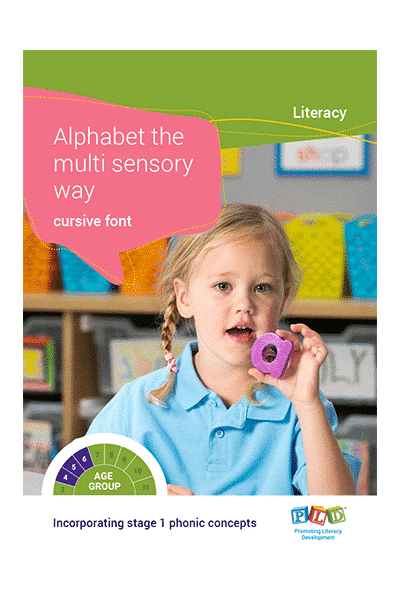 Alphabet the Multi Sensory Way – Cursive Font
