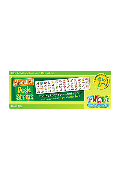 Alphabet Desk Strips - Foundation Font (Pack of 30)