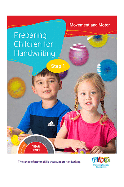 Preparing Children for Handwriting - Step 1