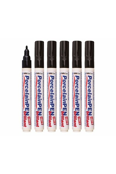 Porcelain Markers - Black