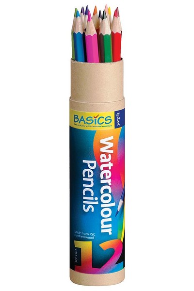 Basics - Watercolour Pencils (Pack of 12)