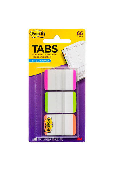 Post-It Durable Tabs (Pack of 66)