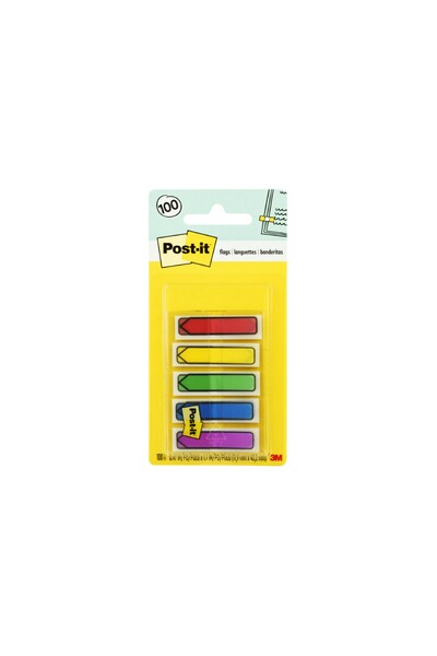 Post-It Flags 684 - (ARR1) Arrow: Assorted Colours (Pack of 100)