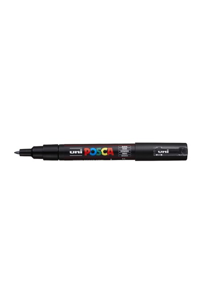 POSCA Paint Marker PC-1M Extra Fine Bullet Tip 0.7mm-1.0mm - Black