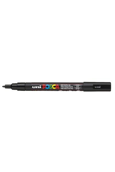 POSCA Paint Marker PC-3M Fine Bullet Tip 0.9-1.3mm - Black