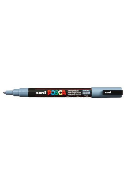 POSCA Paint Marker PC-3M Fine Bullet Tip 0.9-1.3mm - Gray