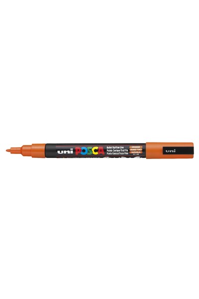 POSCA Paint Marker PC-3M Fine Bullet Tip 0.9-1.3mm - Orange