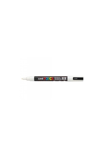POSCA Paint Marker PC-3M Fine Bullet Tip 0.9-1.3mm - White