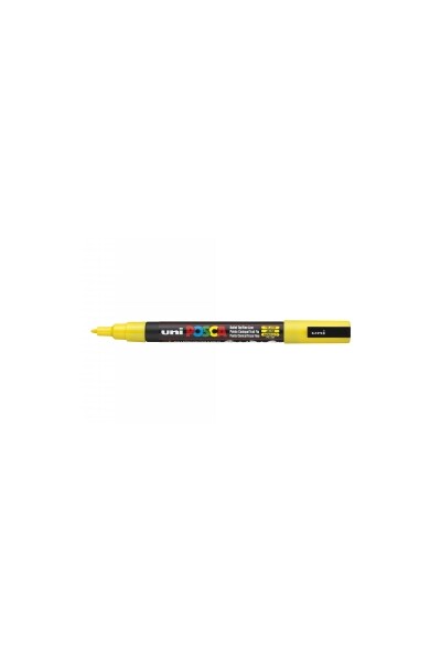 POSCA Paint Marker PC-3M Fine Bullet Tip 0.9-1.3mm - Yellow