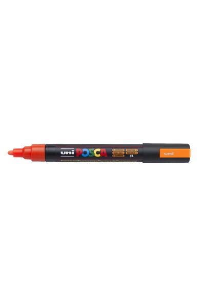 POSCA Paint Marker PC-5M Medium Bullet Tip 1.8-2.5mm - Fluoro Orange