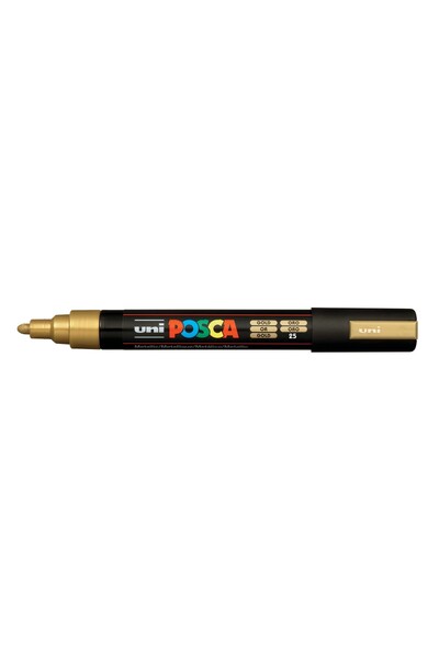 POSCA Paint Marker PC-5M Medium Bullet Tip 1.8-2.5mm - Gold