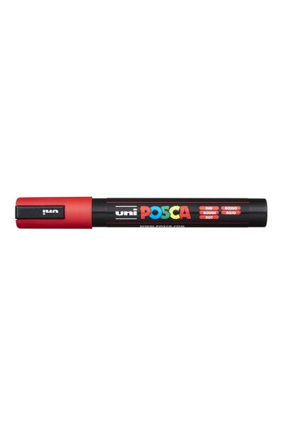 POSCA Paint Marker PC-5M Medium Bullet Tip 1.8-2.5mm - Red