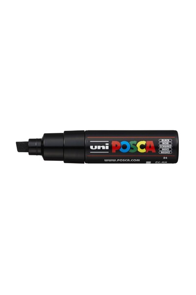 POSCA Paint Marker PC-8K Broad Chisel Tip 8mm - Black