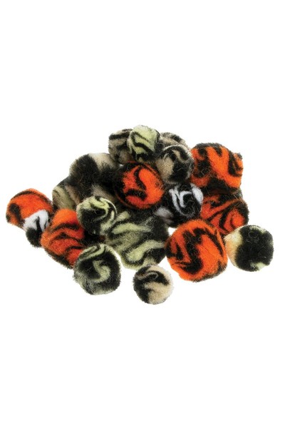 Pom Poms - Animal Print (Pack of 100)