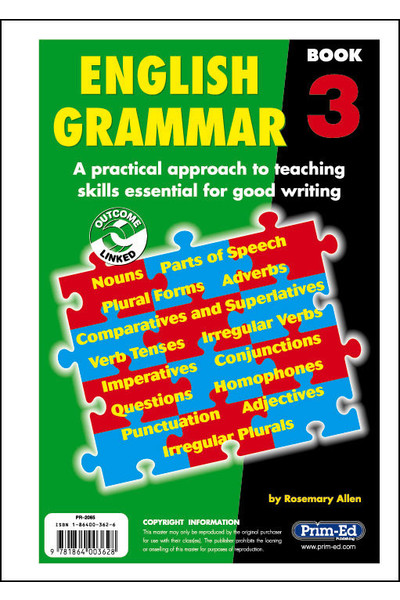 English Grammar - Book 3: Ages 7-8 - R.I.C. Publications Educational
